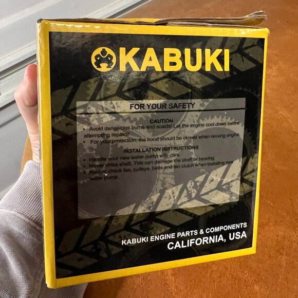 Kabuki Water Pump WP4012 19200-PT0-003 Acura F22B1,V‎ - Picture 2 of 3